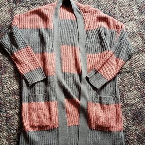 Striped Knit Cardigan